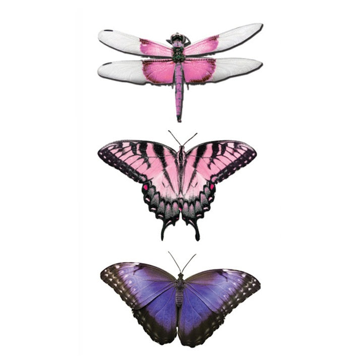 DP Craft transparante PVC-stickers met vlinders, 15 stuks – afbeelding 3