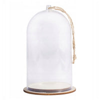 Rayher Plastic Dome on Wooden Base - 13 cm