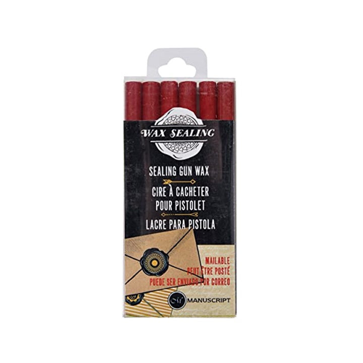 Red Sealing Wax, Set of 6