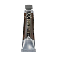 Close-up of Rembrandt 40 ml Oil Paint in a brilliant shade.