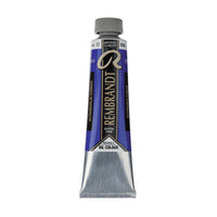 Close-up of Rembrandt 40 ml Oil Paint in a brilliant shade.