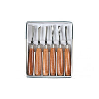 Renesans houtsnijgutsen, set van 6 stuks CHWCS23