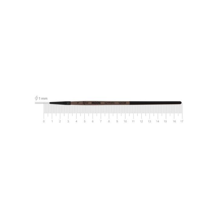 ROSA MOON 1203R Synthetic Round Brush | various sizes — image 3