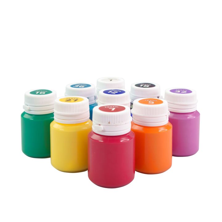 ROSA STYLE TALENT Acrylic Fabric Paint Set, 9 x 20 ml — image 3