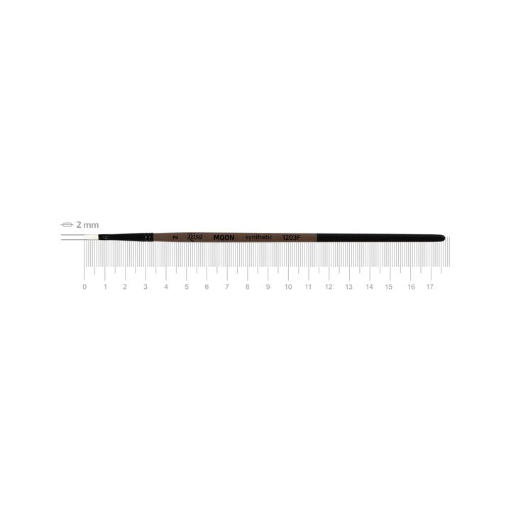 ROSA Synthetic Flat Brush MOON 1203F | various sizes — image 3