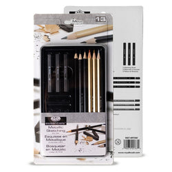 Royal & Langnickel Essentials Metallic schetsset, 13-delig