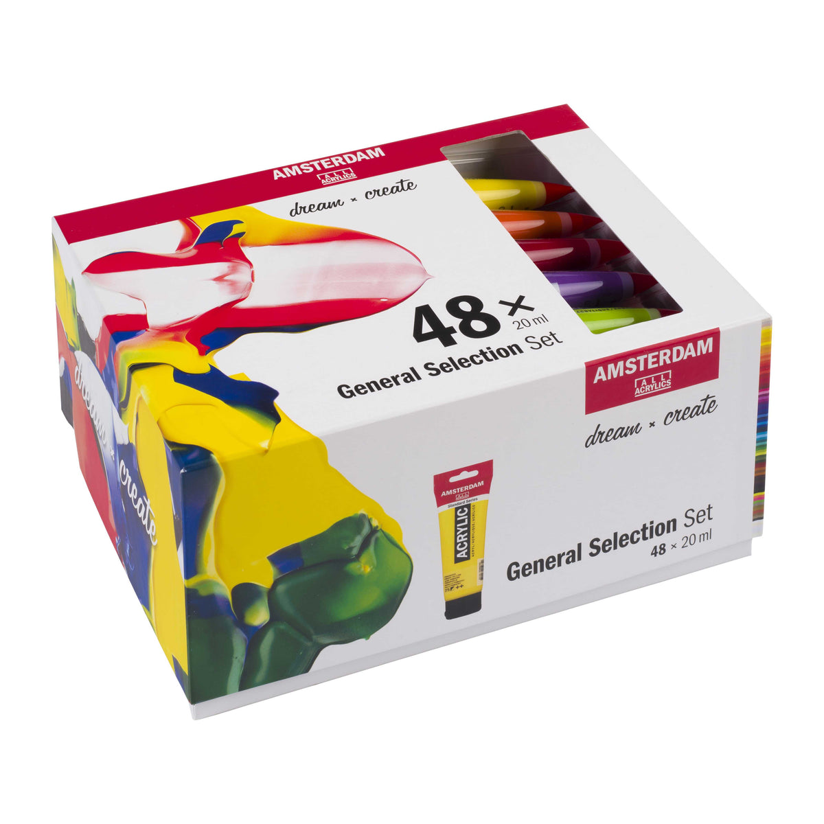 Amsterdam Standard Series acrylverfset algemene selectie 48 × 20 ml