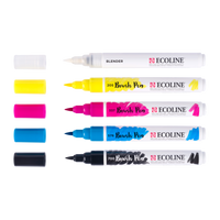 Royal Talens Ecoline brushpennen Primary set, 5 stuks