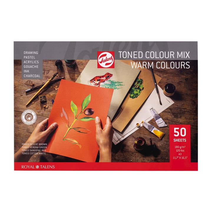 Royal Talens Toned Paper, Warm Shades | various sizes — image 2