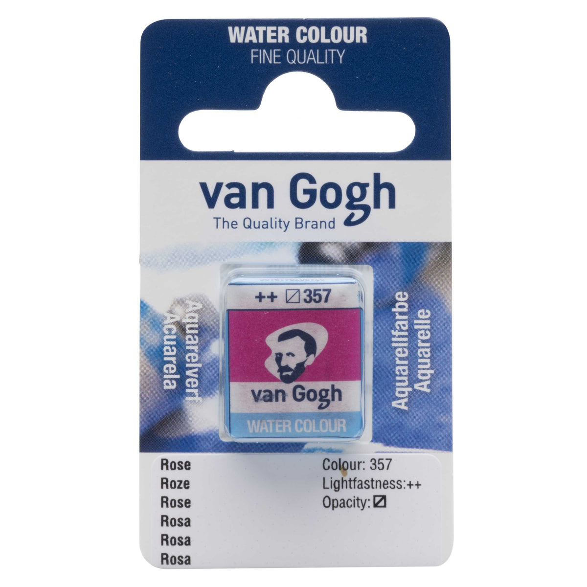 ROYAL TALENS Van Gogh Watercolor Half Pan 2 ml – Rose