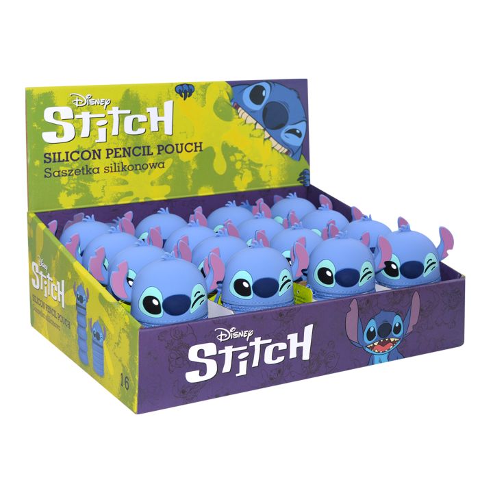 Colorino Disney Stitch uitrekbaar etui van siliconen – afbeelding 2