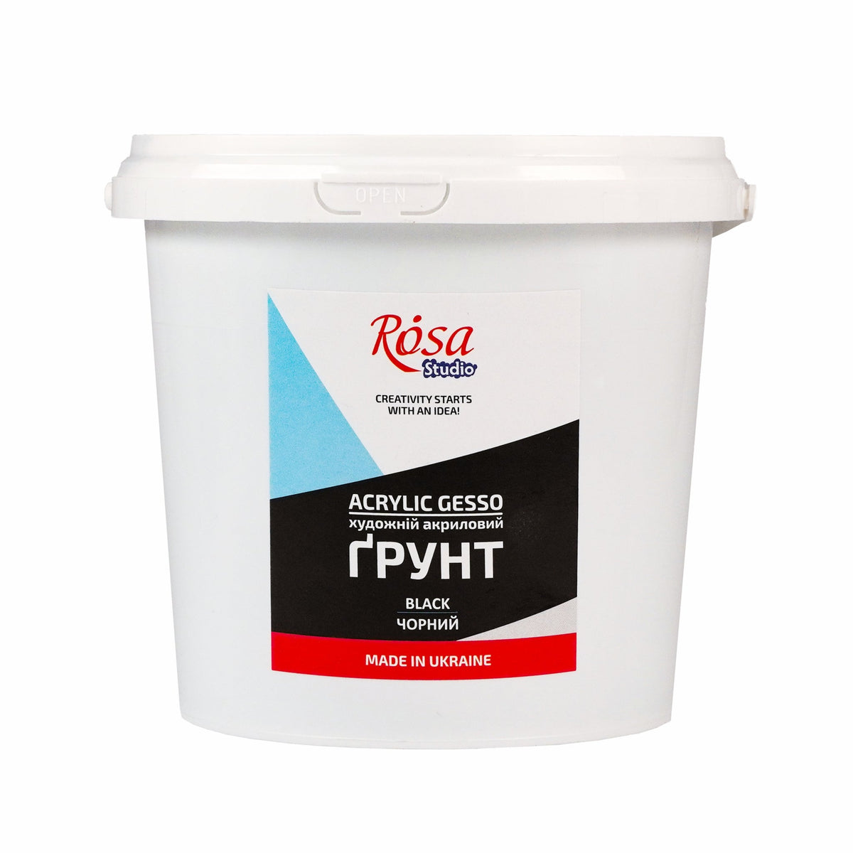 Zwarte gesso ROSA Studio – 280 tot 1.000 ml – afbeelding 3