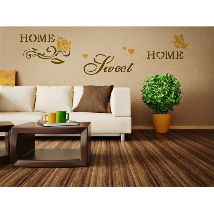 KREUL sjabloon XXL Sweet Home, 3-delig, 150 × 35 cm