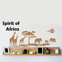 KREUL sjabloon XXL Spirit of Africa, 5-delig, 140 × 84 cm