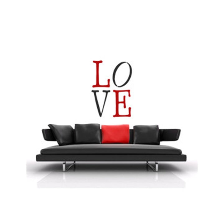 KREUL sjabloon XXL LOVE, 4-delig, 70 × 100 cm