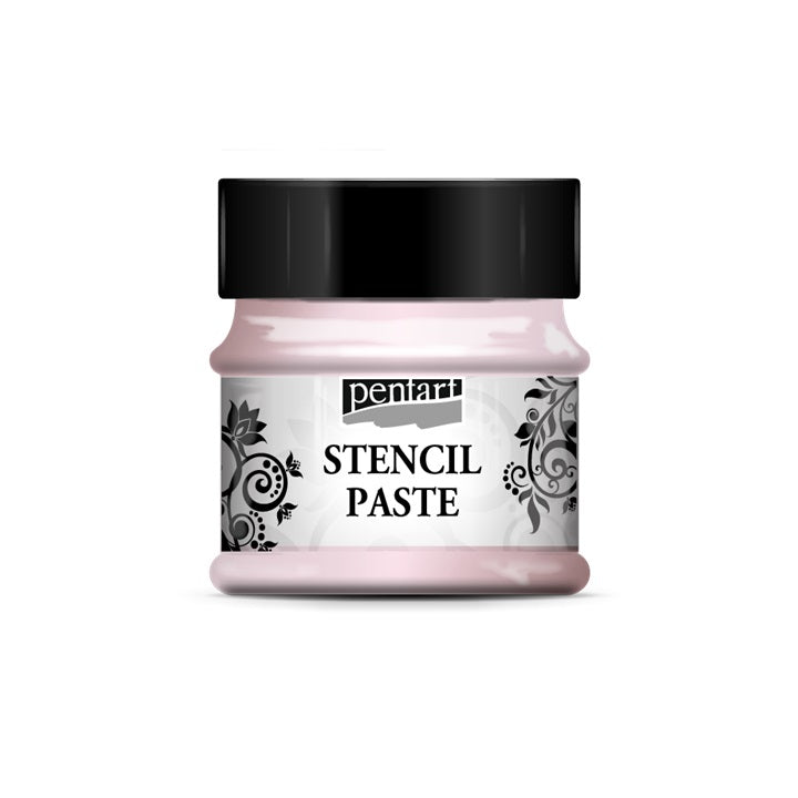 Pentart sjabloonpasta (stencil paste) parelmoer 50 ml