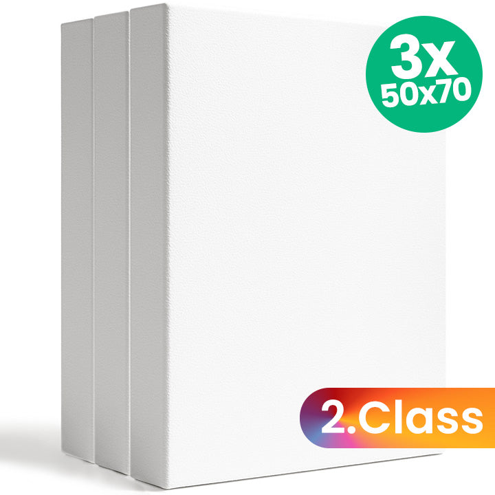 ARTMiE 3D-schildersdoek 2e keus, set van 3, 50 × 70 cm