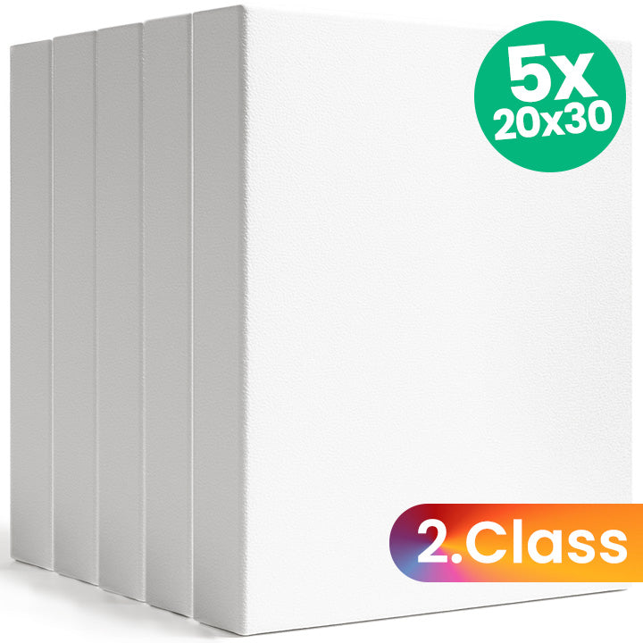 ARTMiE 3D-schildersdoek 2e keus, set van 5, 20 × 30 cm