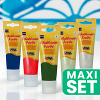 Kreul sjabloonverf set 5 × 75 ml, koele tinten