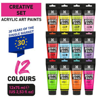 Kompozit ACRYL PRO CREATIVE acrylverfset 12 × 75 ml – afbeelding 3