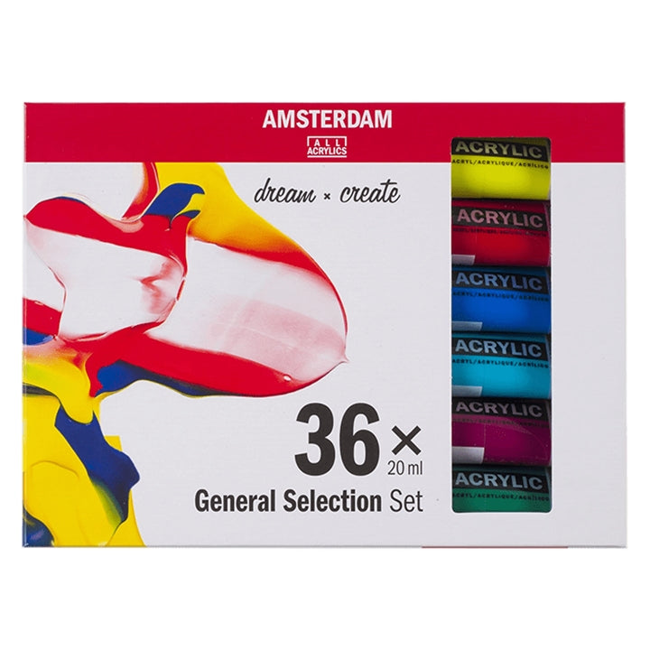 Amsterdam acrylverfset 36 × 20 ml