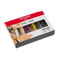 Amsterdam acrylverf portret set 6 × 20 ml