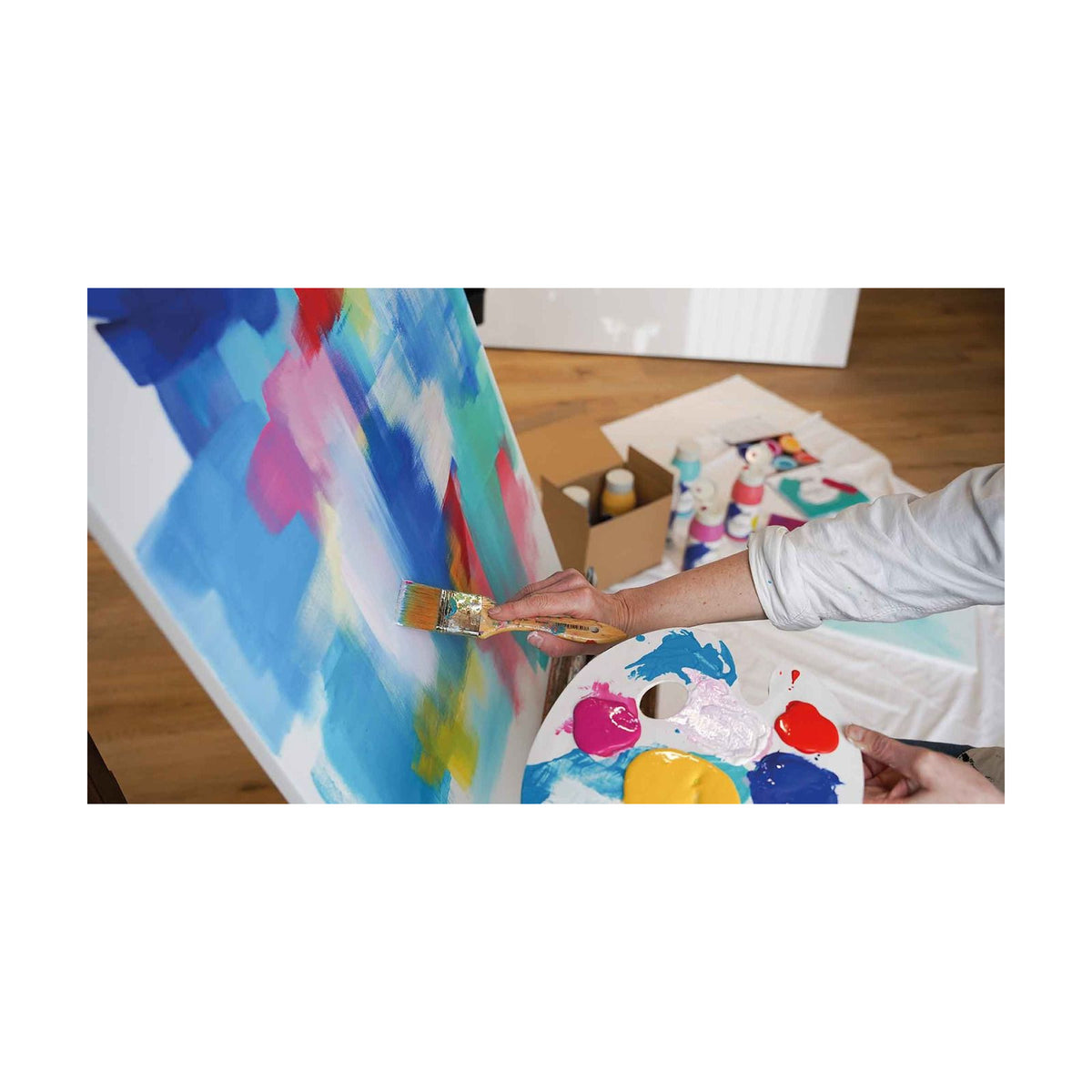 Kreul Triton Acrylic Liquid Modern Mix Colors acrylverfset 6 × 750 ml – afbeelding 2