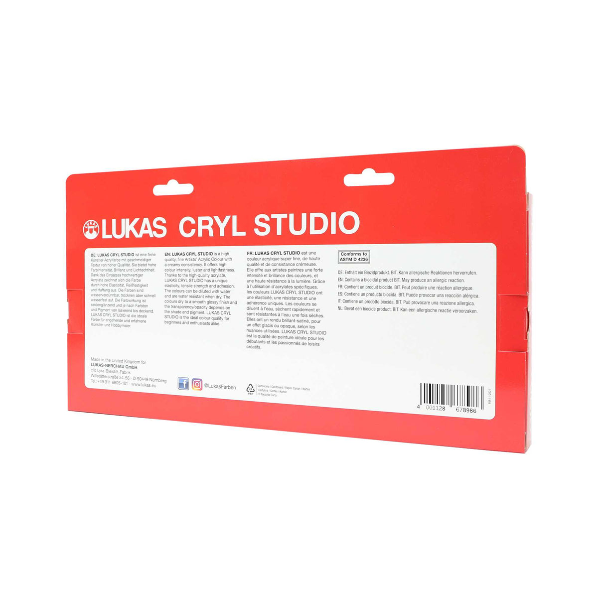 LUKAS Cryl Studio acrylverfset 9 × 100 ml – afbeelding 4