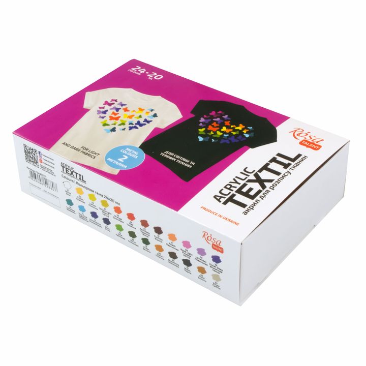 ROSA Talent HEART textielverfset 24 × 20 ml