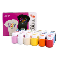 ROSA Talent HEART textielverfset 24 × 20 ml – afbeelding 2