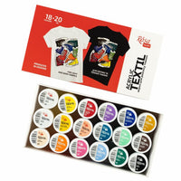 ROSA Talent STYLE textielverfset 18 × 20 ml – afbeelding 2