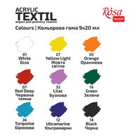 ROSA Talent STYLE textielverfset 9 × 20 ml – afbeelding 5