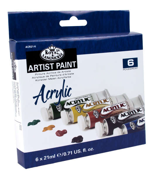 Royal & Langnickel acrylverfset 6 × 21 ml