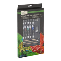 Nassau acrylverfset met accessoires, 20-delig
