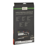 Nassau acrylverfset met accessoires, 20-delig – afbeelding 2