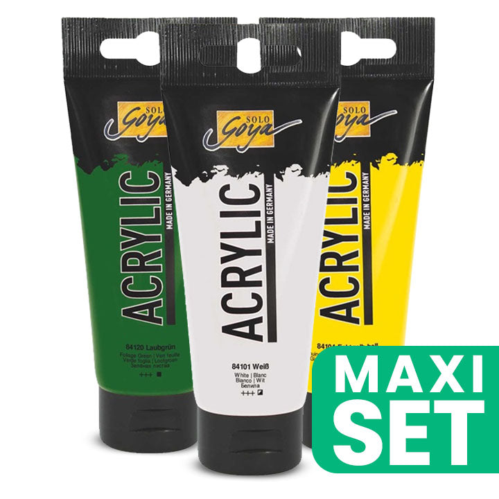 Solo Goya acrylverfset Mix Your Green 3 × 100 ml