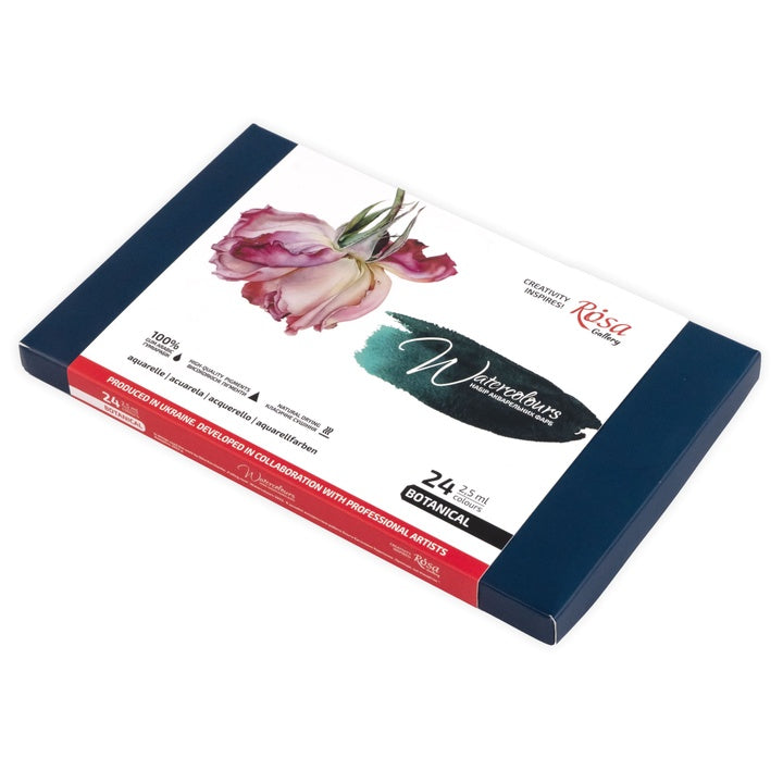 ROSA Gallery aquarelverfset Botanical, 24 hele napjes