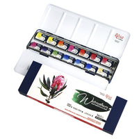 ROSA Gallery Botanical aquarelverfset 14 kleuren in metalen etui – afbeelding 2