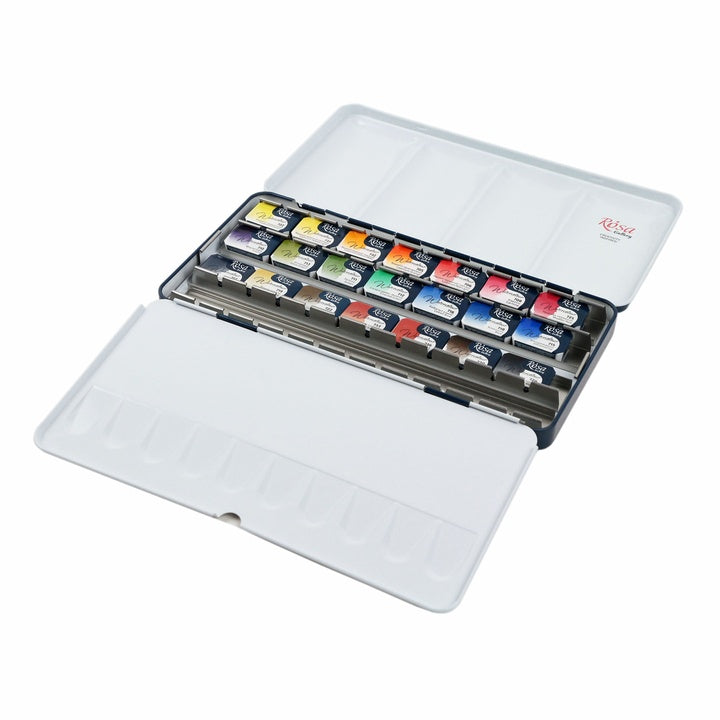ROSA Gallery Classic aquarelverfset 21 kleuren in metalen etui – afbeelding 4