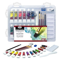 Royal & Langnickel Essentials aquarelverfset in koffer, 21-delig