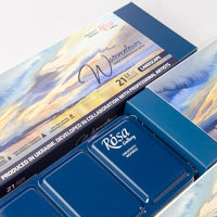 ROSA Gallery Landscape aquarelverfset 21 kleuren in metalen etui – afbeelding 6