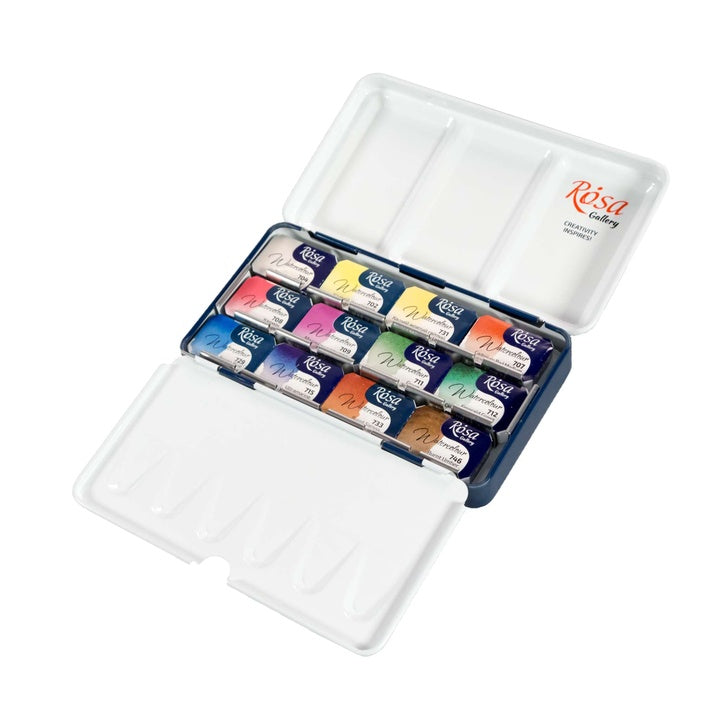 ROSA Gallery aquarelverfset Monopigmented Indigo 12 × 2,5 ml – afbeelding 2