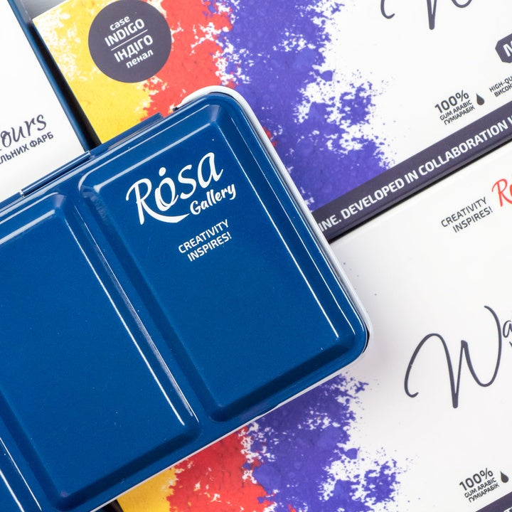 ROSA Gallery aquarelverfset Monopigmented Indigo 12 × 2,5 ml – afbeelding 3