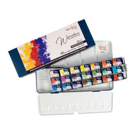 ROSA Gallery Monopigmented aquarelverfset 21 kleuren in metalen etui – afbeelding 6