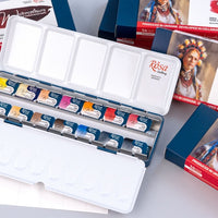 ROSA Gallery Portrait aquarelverfset 14 napjes van 2,5 ml – afbeelding 3