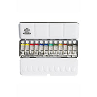 Schmincke Horadam aquarelverfset 12 × 5 ml in metalen doos