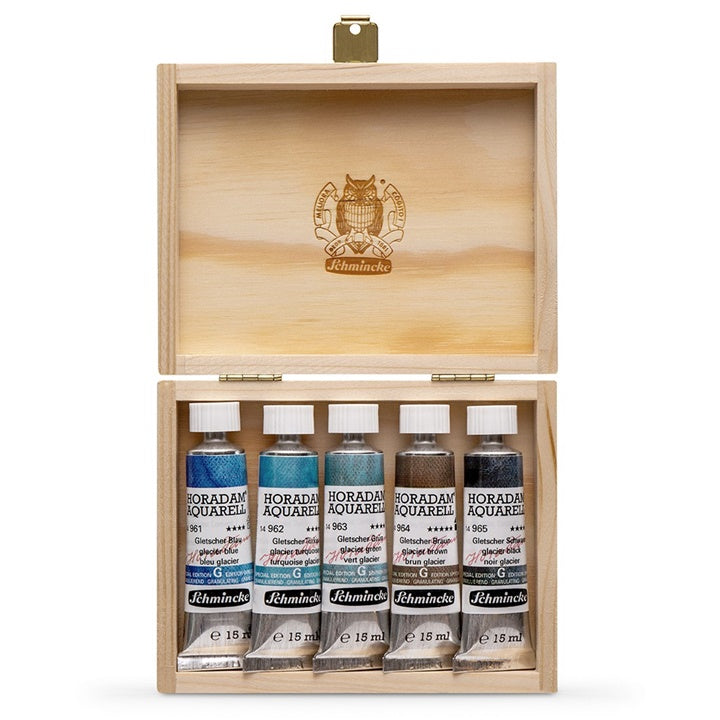 Schmincke Horadam Super Granulation aquarelverfset Glacier 5 × 15 ml