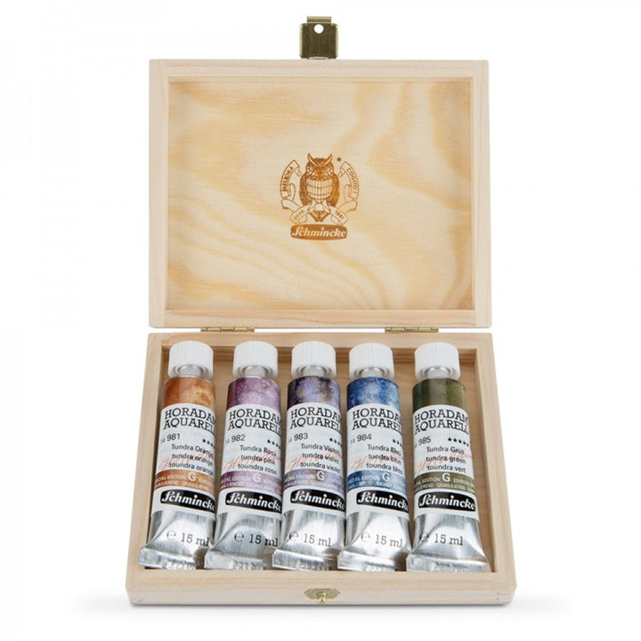 Schmincke Horadam Super Granulation aquarelverfset Tundra 5 × 15 ml