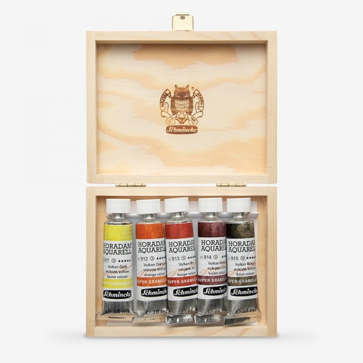Schmincke Horadam Super Granulation aquarelverfset Volcano 5 × 15 ml