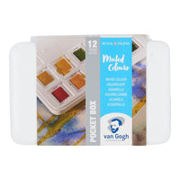 Van Gogh aquarelverfset gedempte tinten, 12 napjes